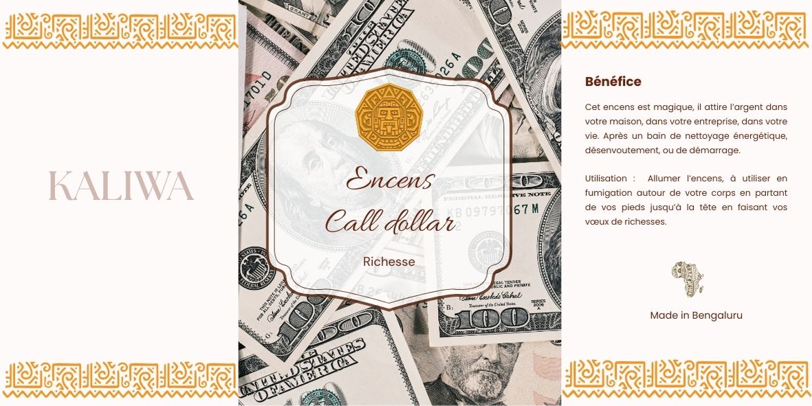 Encens Call dollar - ALAJEYA